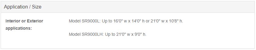 Steel Ranger Series - Door Doctor image Specs1