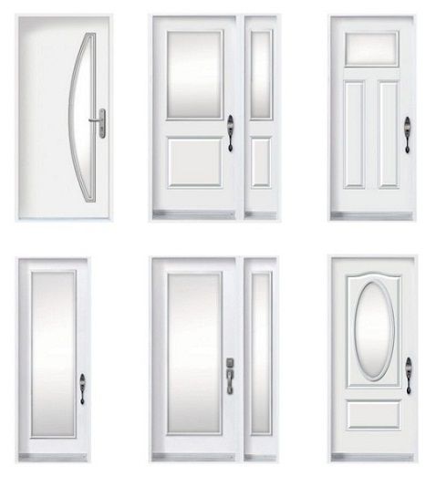Clear glass steel door - Door Doctor image verrec12