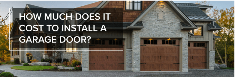 garage door cost for installation